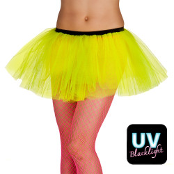 Neónovo žltá tutu sukňa, veľkosť M/L